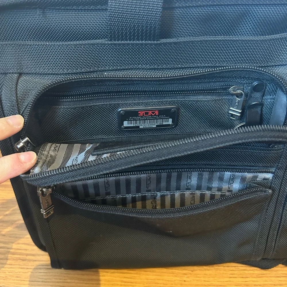 TUMI Expandable Organizer Laptop Briefcase